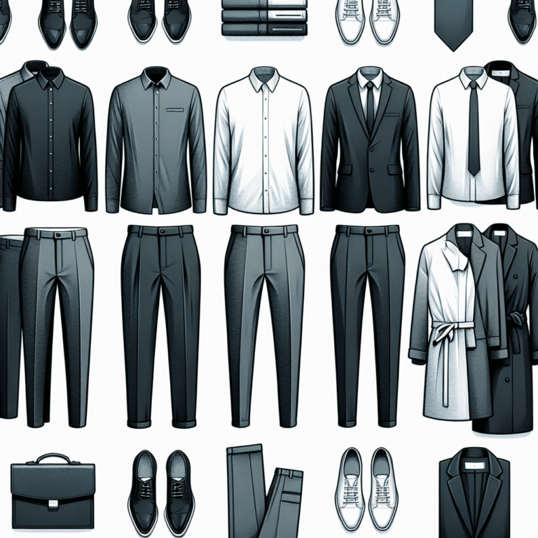 combinações de roupas cápsula para um ambiente de trabalho produtivo