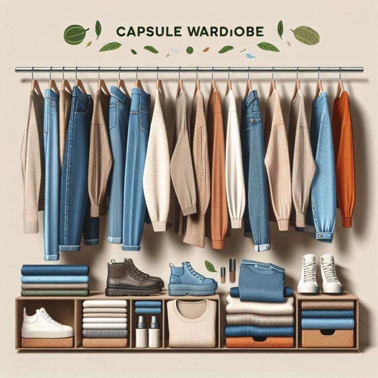 crie seu guarda-roupa cápsula com roupas sustentáveis