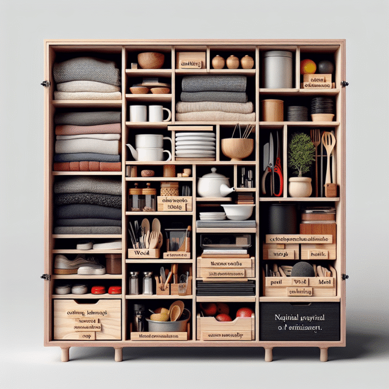 truques de organização para armários pequenos e funcionais