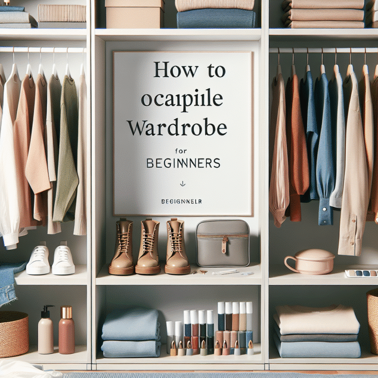 como organizar guarda-roupa cápsula para iniciantes