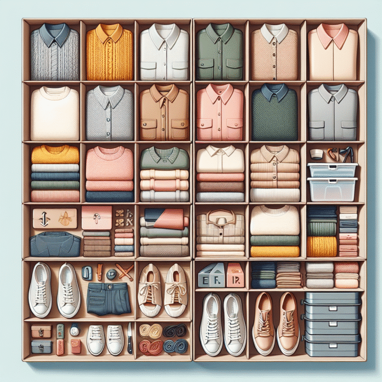 passo a passo para guardar roupas cápsula corretamente