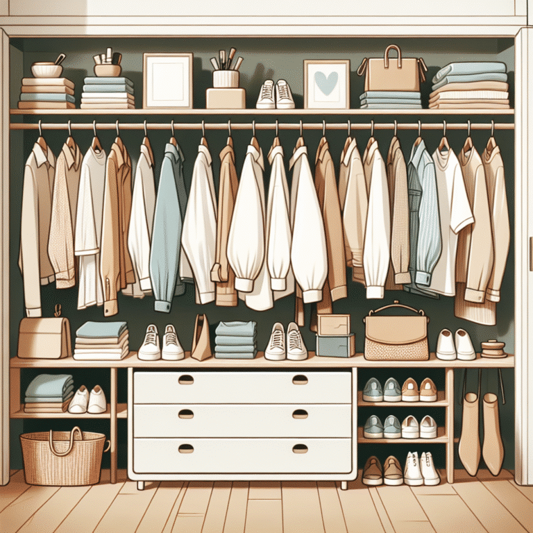 como manter suas roupas cápsula sempre organizadas